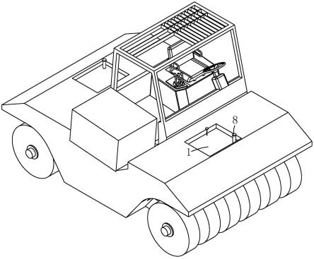 一种用于胶轮压路机刹车片降温的喷淋装置的制作方法