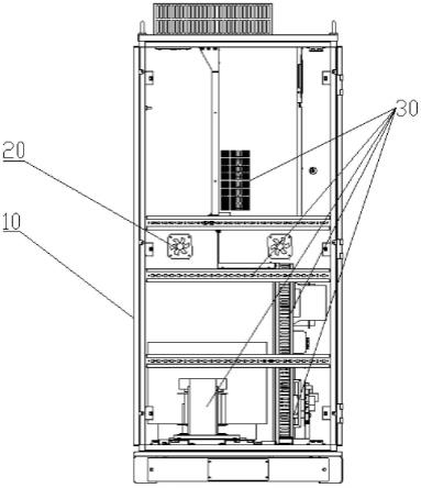 一种大功率电梯控制柜辅助散热装置的制作方法