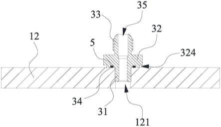 密封连接结构及四通阀的制作方法