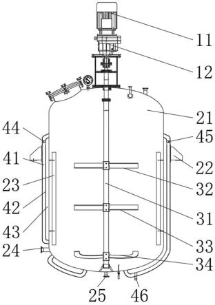 一种混料均匀的反应釜的制作方法