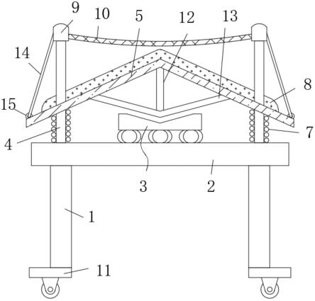 一种建筑工程防护支架的制作方法