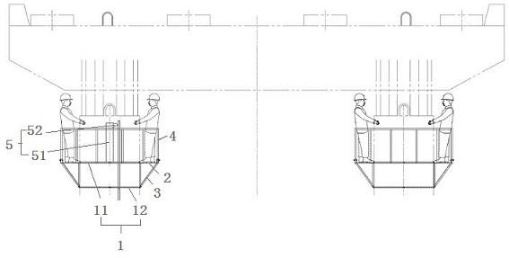 墩梁一体化施工盖梁安装作业平台的制作方法
