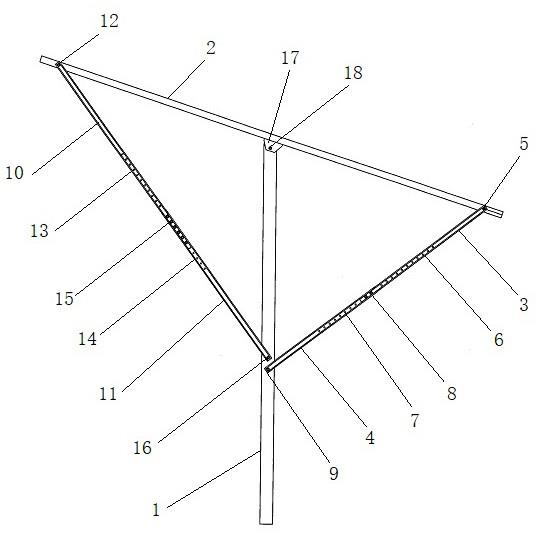 角度可调光伏支架的制作方法