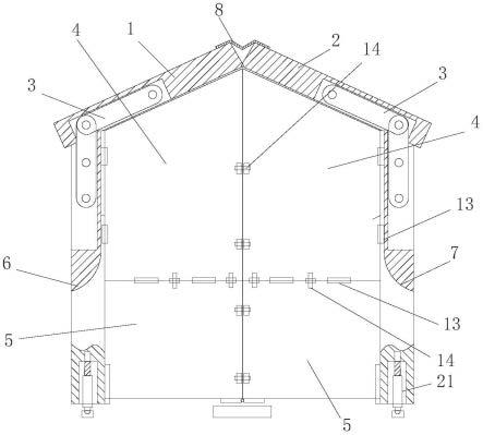 折叠板房结构的制作方法