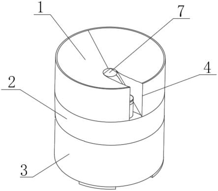 本實用新型涉及酒精加熱裝置技術領域,尤其涉及一種酒精噴燈式防風爐.