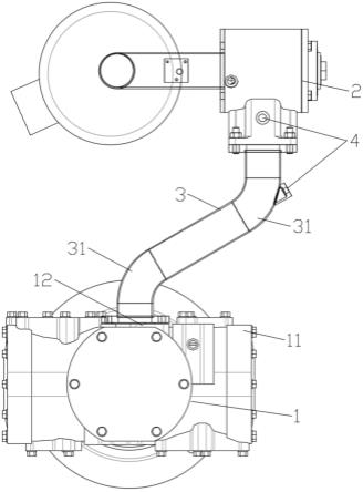 一种高压缩比的单级单螺杆压缩机的制作方法
