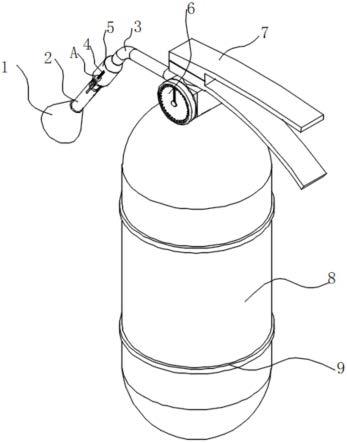 一种灭火器便于操作的喷嘴结构的制作方法