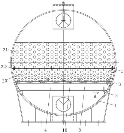 一种长期使用防漏型分子筛吸附器的床层结构的制作方法