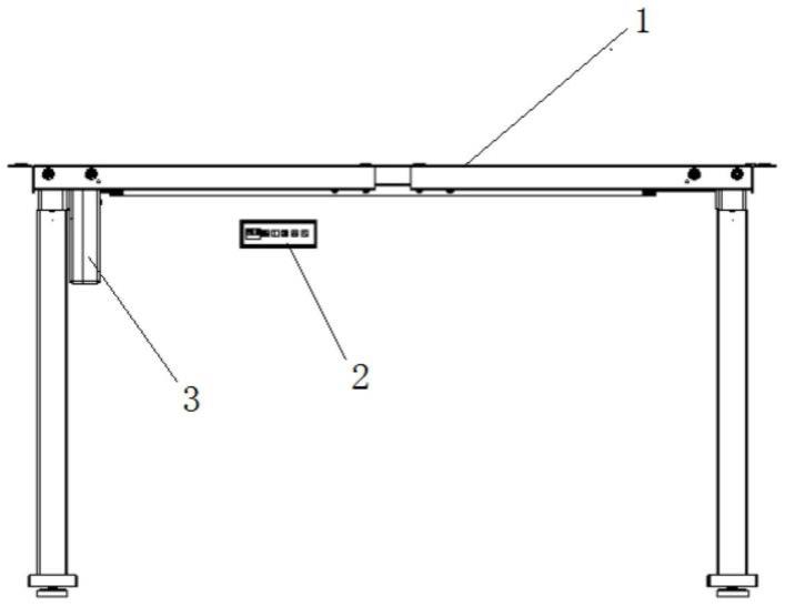 一种具有单机无线控制器的升降办公桌的制作方法