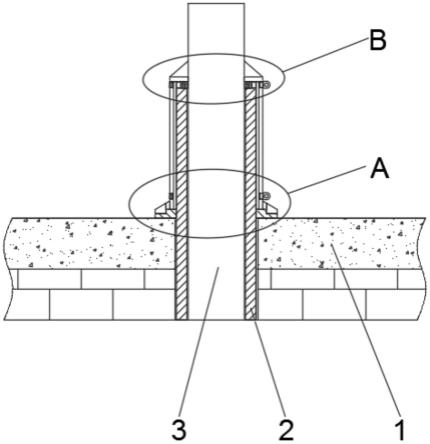 一种出屋面管道连接结构的制作方法