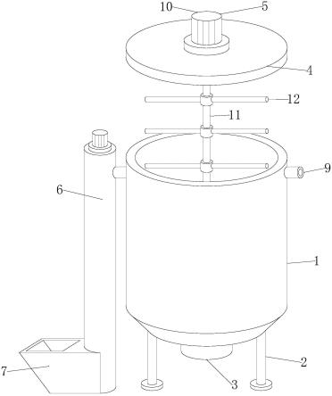 一种陶瓷生产加工用可调节送料的打浆机的制作方法