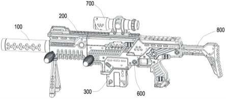枪头可拆卸的玩具枪的制作方法