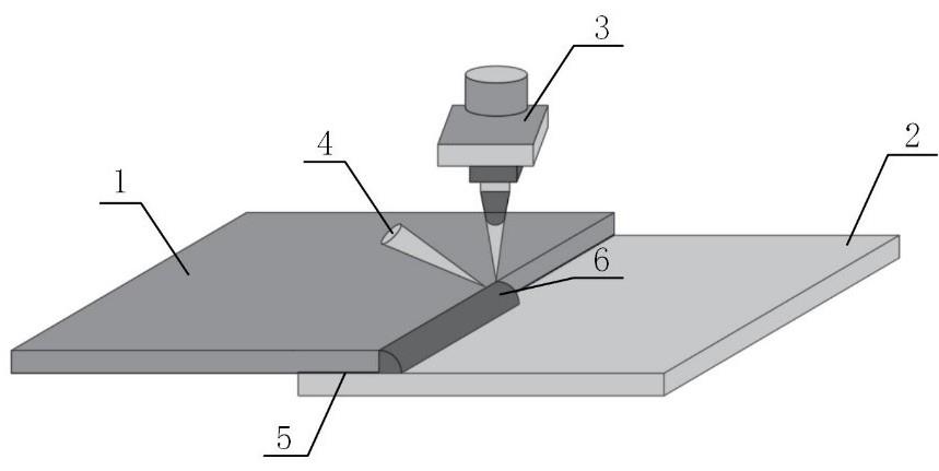 一种预置中间层提高异种金属接头强度的激光熔钎焊方法
