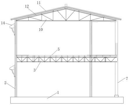 一种装配式仿古建钢结构板房体系设计与施工方法与流程