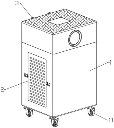 一种空气净化器的滤网更换组件