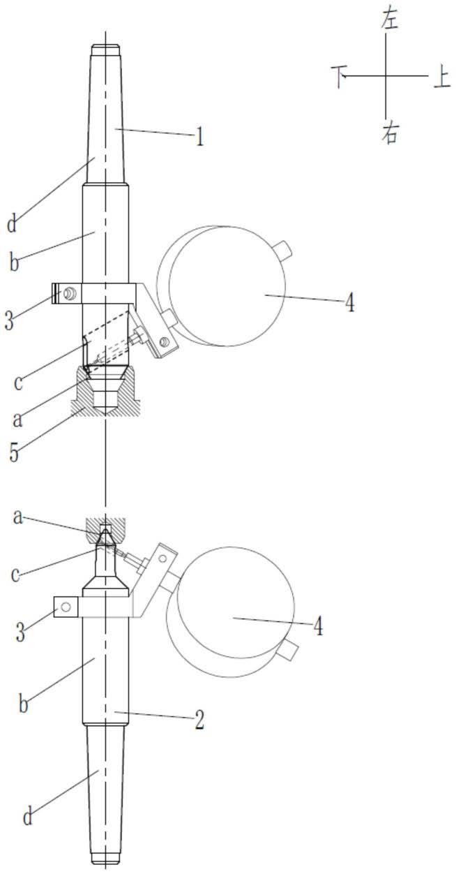 一种轴类零部件中心孔的圆度检测装置的制作方法