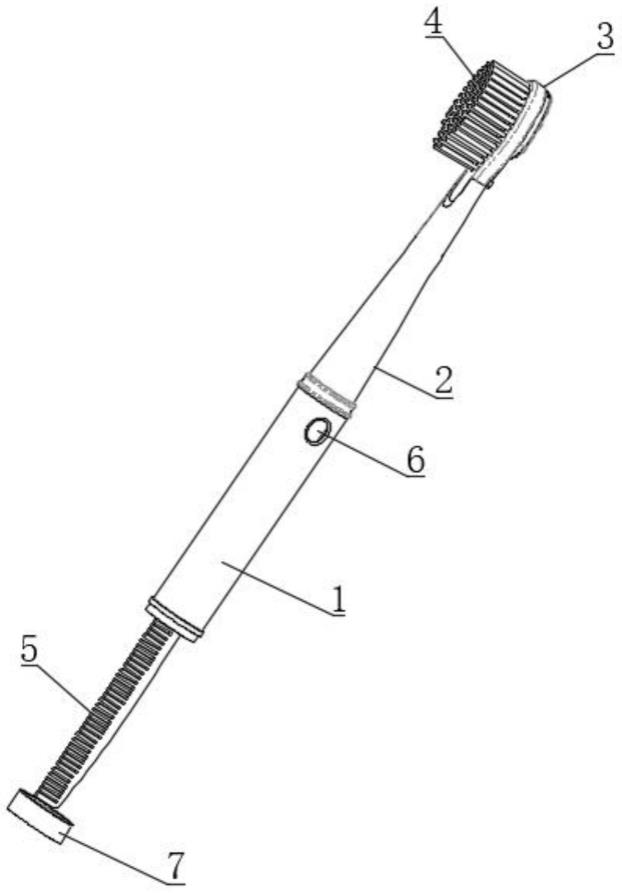 口腔护理专用多功能牙刷的制作方法