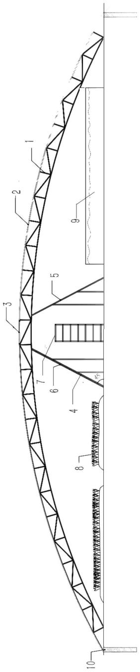一种拱形光伏生态大棚的制作方法