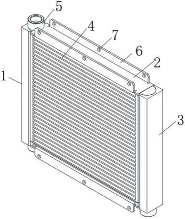 一种结构加强型板式空气换热器的制作方法