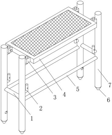 一种便于调节的建筑工程建筑用支架的制作方法