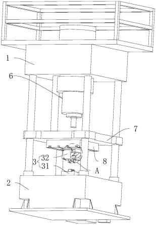 一种传动轴配件液压成型机用加工模具的制作方法