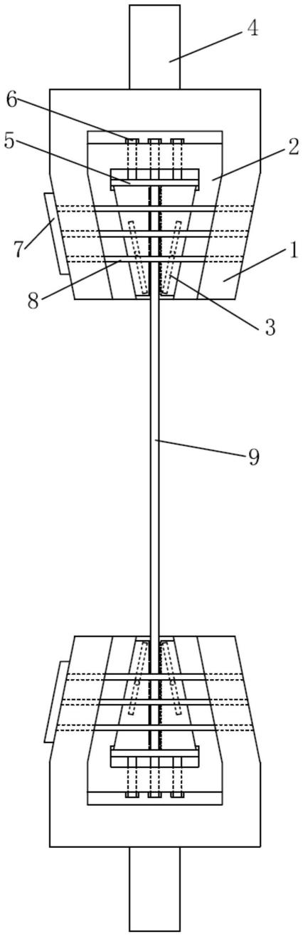 一种用于瓷砖拉伸实验的夹具的制作方法