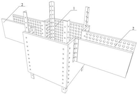 一种装配成型的UHPC免拆梁柱节点模板的制作方法