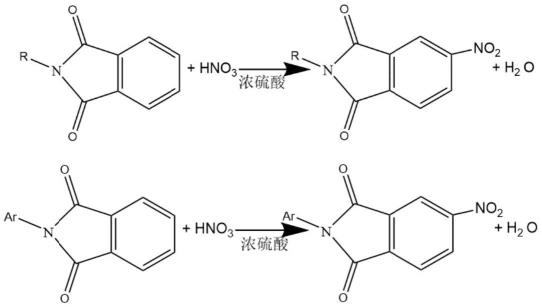 N-烃基-4-硝基邻苯二甲酰亚胺的连续合成方法与流程