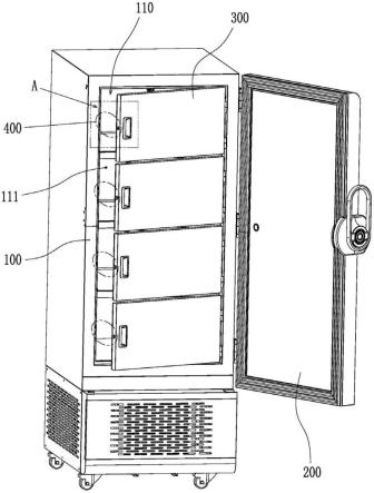 一种冷柜用的内门限位连接装置和冷柜的制作方法