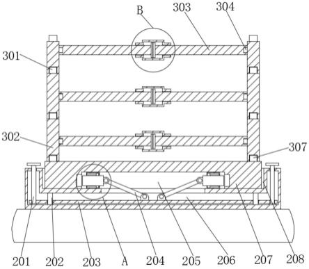 一种自动扶梯防坠落建筑结构的制作方法