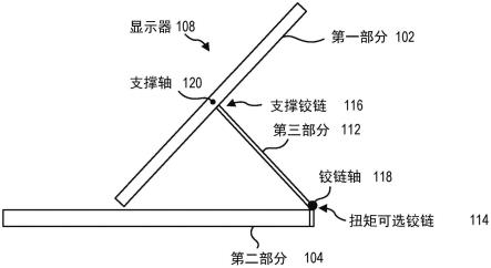 带扭矩可选铰链的电子设备的制作方法