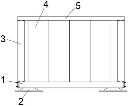 一种施工建设用的防护栏的制作方法