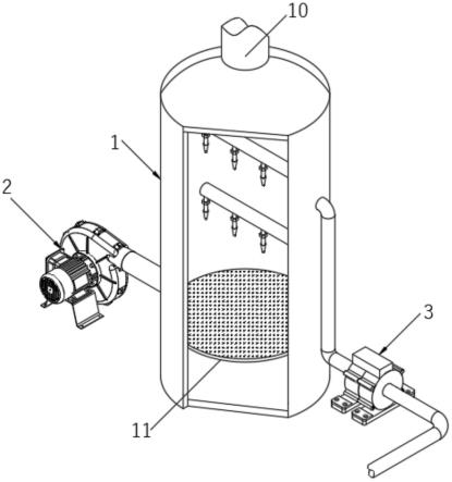 一种利用建筑垃圾生产环保轻型砖的脱粉除尘装置的制作方法