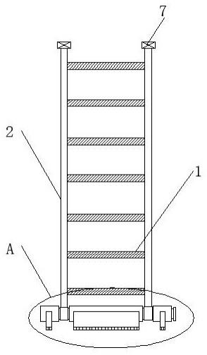 一种便于调节角度的建筑施工用防侧滑爬梯的制作方法