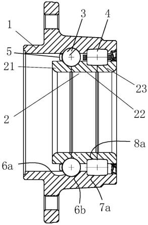 火车轮毂轴承结构简图图片