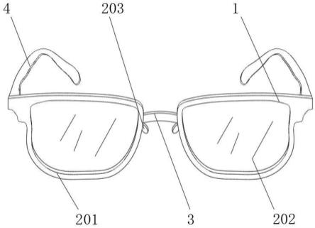 一种可调节眼镜架长短的眼镜的制作方法