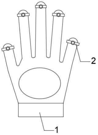 一种VR手套空间定位装置的制作方法