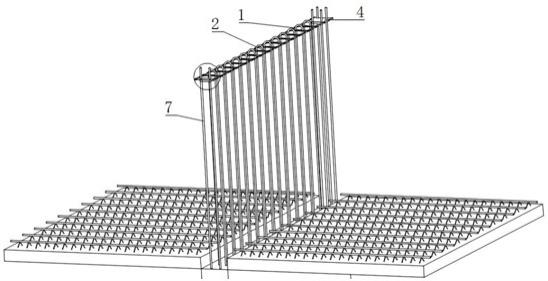 一种空心剪力墙竖向预留钢筋固定装置及其施工方法与流程