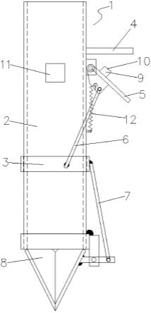 一种烟叶移栽精准点株器的制作方法