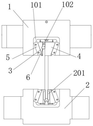 一种螺纹钢十字形焊接的剪切夹具的制作方法