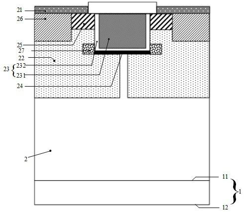 低阻沟槽型碳化硅晶体管及其制造方法与流程