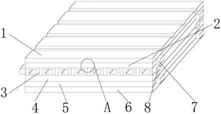 一种建筑装修卫生间用便于清理的高分子耐腐蚀板材的制作方法