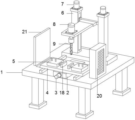 一种可汽动装夹稳定性能好的自动化台钻的制作方法