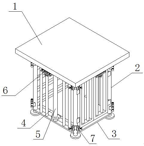 一种建筑工地用防护棚的制作方法