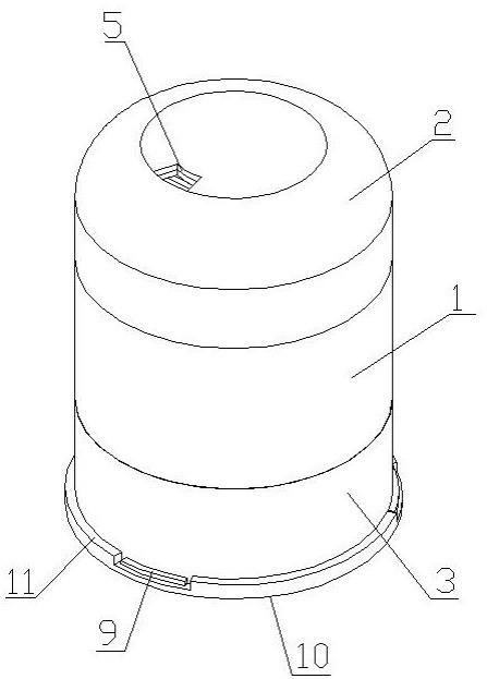 一種可生物降解的牙籤筒的製作方法