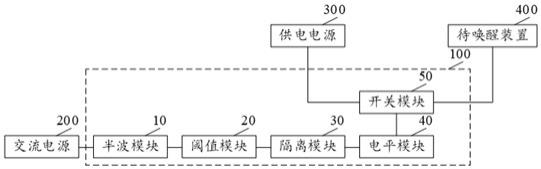 一种交流唤醒电路和储能电源的制作方法