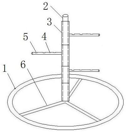 一种钛合金真空炉退火用料架的制作方法