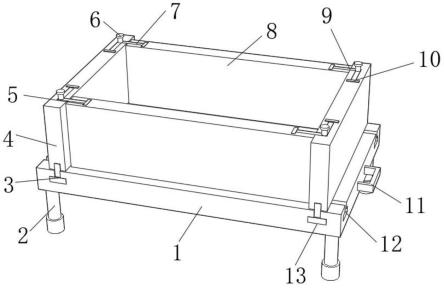 一种土木工程用建筑施工模板结构及建筑施工平台的制作方法