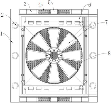 一种风电电气柜体散热结构的制作方法