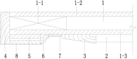 一种隔墙软包饰面边部连接节点结构的制作方法